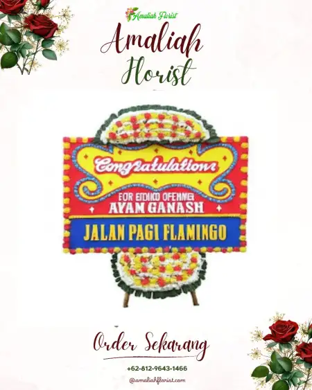 Sewa Papan Bunga Krematorium Nirwana Marunda Bekasi